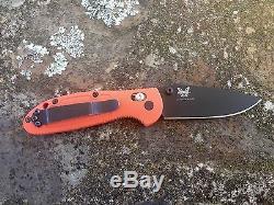 Benchmade Mini Griptilian 558BK, Doug Ritter RSK, Orange Pocket Knife S30V