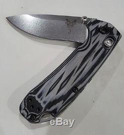Benchmade North Folk Hunt G10 Handles S30V Blade Folding Knife 15031-1