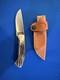 Benchmark Fixed Blade Stag Handle Knife