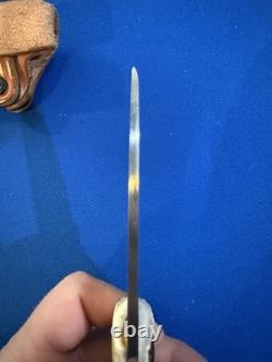 Benchmark Fixed Blade Stag Handle Knife Benchmark Fixed Blade Stag Handle Knife