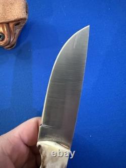 Benchmark Fixed Blade Stag Handle Knife Benchmark Fixed Blade Stag Handle Knife