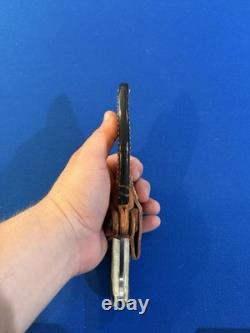 Benchmark Fixed Blade Stag Handle Knife Benchmark Fixed Blade Stag Handle Knife