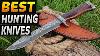 Best Hunting Knives On Amazon 2023 Hunting Knife For Field Dressing Outdoor Gear Review