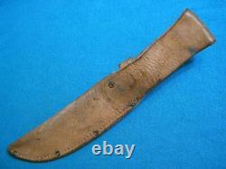 Big Vintage'65-69 Case XX 523-6 Stag Hunting Skinning Bowie Knife Knives Sheath