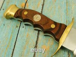 Big Vintage Orig Muela Spain Molybdenum Vanadium Bowie Knife Set Hunting Knives