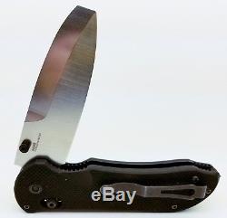 Black Benchmade Triage 916 Opposing Bevel EMT Seatbelt Cutter Rescue Style Knife