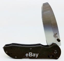 Black Benchmade Triage 916 Opposing Bevel EMT Seatbelt Cutter Rescue Style Knife