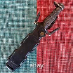 Black Buck BUCKMASTER 184 Survival Knife & Sheath