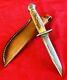 Black Hawk German Vintage Knife & New Leather Sheath