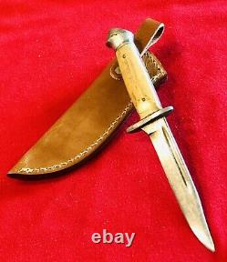 Black Hawk German Vintage Knife & New Leather Sheath