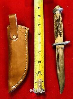 Black Hawk German Vintage Knife & New Leather Sheath