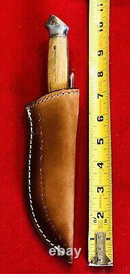 Black Hawk German Vintage Knife & New Leather Sheath