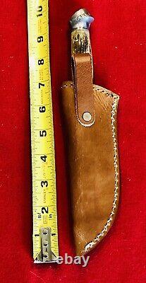 Black Hawk German Vintage Knife & New Leather Sheath