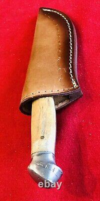 Black Hawk German Vintage Knife & New Leather Sheath