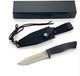 Blackjack 245 Field & Camp Fixed Blade Knife 4.5 Clip Point Rubber Japan