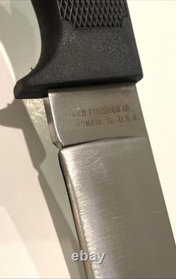 Blackjack 245 Field & Camp Fixed Blade Knife 4.5 Clip Point Rubber Japan