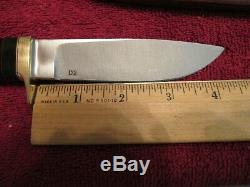 Bob Dozier AG Russell Retro Hunting knife. Lightly Used. Very Good. 2000