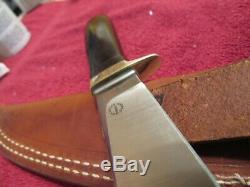 Bob Dozier AG Russell Retro Hunting knife. Lightly Used. Very Good. 2000