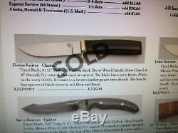 Bob Dozier AG Russell Retro Hunting knife. Lightly Used. Very Good. 2000