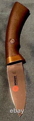 Boker 502 stainless SoIingen Germany Fixed Blade Knife-Sheath. Discontinued Rare