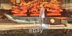 Boker 89 FM Solingen Germany Grizzly Bear Hunting Knife Sportsman Gold Medallion