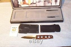 Boker Bud Nealy Boot Knife Single Edge Dagger Serial #887 Used Made In Germany