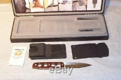 Boker Bud Nealy Boot Knife Single Edge Dagger Serial #887 Used Made In Germany