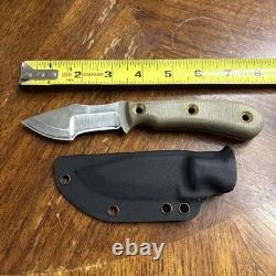 Boker Micro Tracker Fixed Blade Knife, Micarta Handles, Kydex Sheath 02BO076