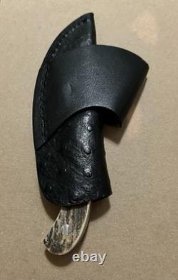 Boker Plus Cowboy Crossdraw Hethcoat Fixed Blade Knife with Leather Sheath
