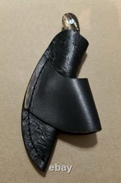 Boker Plus Cowboy Crossdraw Hethcoat Fixed Blade Knife with Leather Sheath