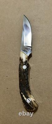 Boker Plus Cowboy Crossdraw Hethcoat Fixed Blade Knife with Leather Sheath