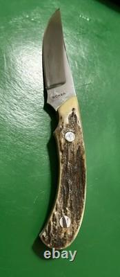 Boker Plus Cowboy Crossdraw Hethcoat Fixed Blade Knife with Leather Sheath