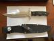 Boker Plus Valkyrie Clip Pont Bowie Fixed Blade Knife & Sheath Nos Taiwan