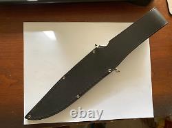 Boker Plus Valkyrie Clip Pont Bowie Fixed Blade Knife & Sheath Nos Taiwan