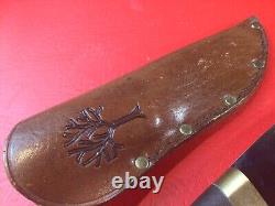 Boker Tree Brand 501 Vintage Fixed Blade Hunter Germany Sheath