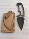 Bowen Fixed Blade Knife with Leather Sheath USA Hunting Fishing