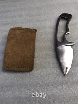 Bowen Fixed Blade Knife with Leather Sheath USA Hunting Fishing
