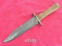 Bowie Vintage Hunting Heavy Duty 9 Blade 14.5 Overall Black Sheath
