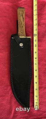 Bowie Vintage Hunting Heavy Duty 9 Blade 14.5 Overall Black Sheath