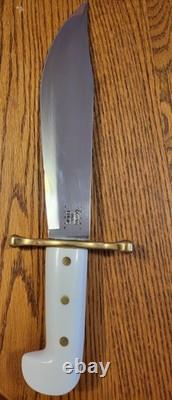 Bowie XXCase XX Hunter Bowie Fixed Blade White Handle Knife/ with sheath
