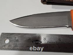 Boyd Custom Fixed Blade Knife with Leather Sheath Hand Made In USA