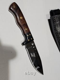 Boyd Custom Handmade Fixed Blade Knife with Sheath Made In USA