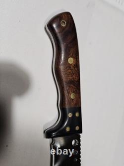 Boyd Custom Handmade Fixed Blade Knife with Sheath Made In USA