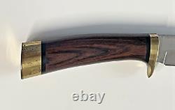 Browning 37181 Drop Point Hunter I Fixed Blade Knife Hand Crafted USA 1980