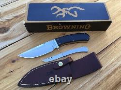 Browning 751 Expedition Hunting Knife & 751a Folding Knife Mint In Box Japan