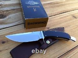 Browning 751 Expedition Hunting Knife & 751a Folding Knife Mint In Box Japan