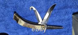 Browning Big Game II 524 Sambar Stag Hunting knife Vintage collector