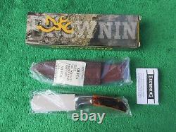 Browning Escalade Drop PT Bone Model 3220131 Fixed Blade Knife Sheath Box