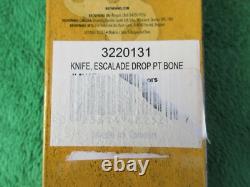 Browning Escalade Drop PT Bone Model 3220131 Fixed Blade Knife Sheath Box