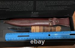 Brusletto Nansen 8 Fixed Blade Knife & Leather Sheath, 3.5 Blade